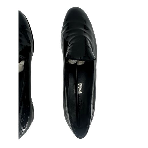 Gucci Glossy Black Vernice Crystal Leather Slip-On Loafers Men\'s Size EU41 US7.5 main image 10